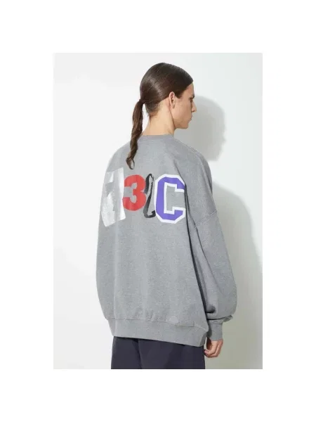 Bluza Mutli-Media Bubble Crewneck z nadrukiem szary