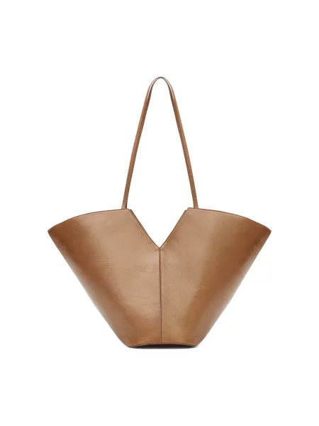 Torebka skórzana Francesco Biasia skórzana brązowa