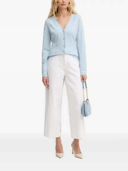 Stras cardigan Guess albastru