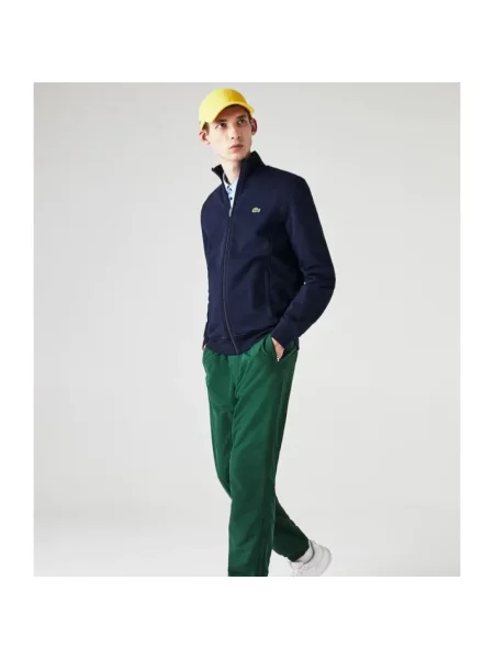 Bluza rozpinana Lacoste niebieska