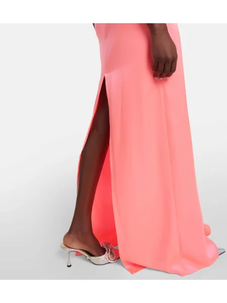 Rochie David Koma din satin roz