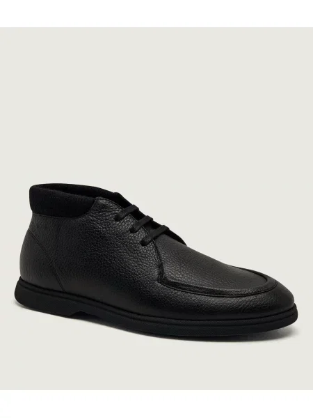 BOSS BLACK De piele pantofi Sienne_Desb_tbwl negru