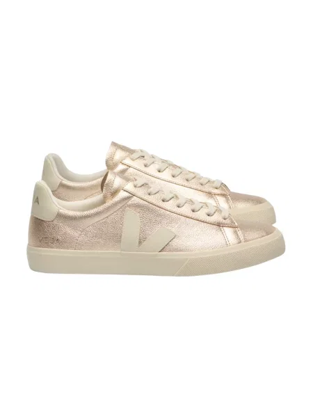 Sneakersy Veja Campo skórzane żółte