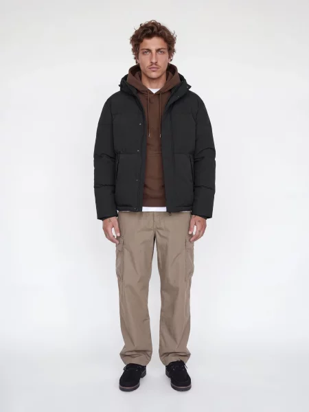 Куртка Jack & Jones с капюшоном черная