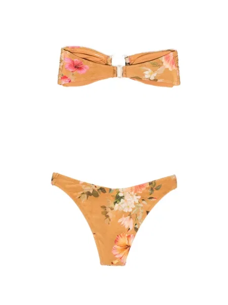 Bikini Zimmermann cu model floral cu imagine din bambus