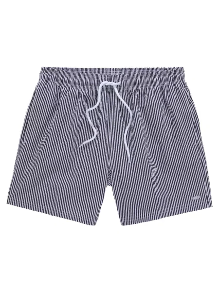 VENICE BEACH Plavecké šortky černá bílá