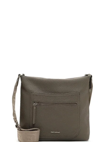 Emily & Noah Geantă de umăr Heidi taupe gri