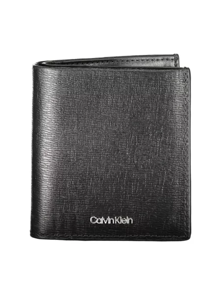 Portfel Calvin Klein skórzany czarny