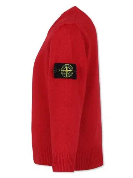 Sweter dziecięcy Stone Island czerwony
