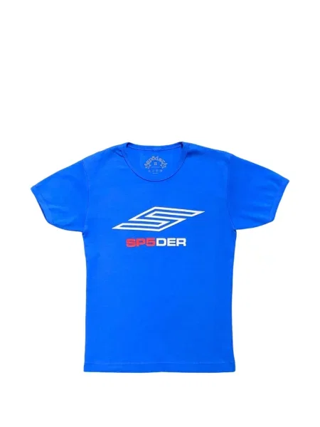 Tricou Sp5der cu imagine albastru