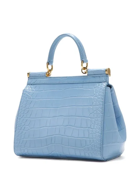 Geantă shopper Dolce & Gabbana albastru