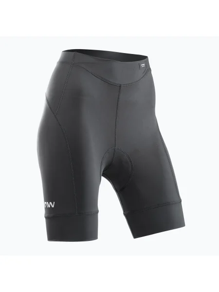 Női kerékpáros rövidnadrág Northwave Active fekete. Méret: XL fekete