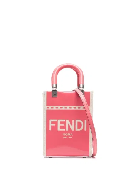 Geantă Fendi cu imagine roz