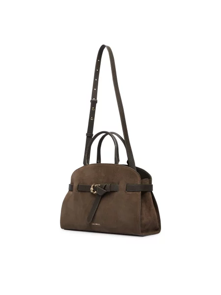 Coccinelle Ročna torba TLB Coccinellesabine Suede Bi E1 TLB 18 04 01 Khaki