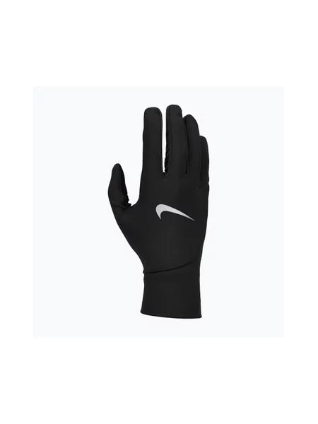 Бігові рукавички Nike Pacer Lightweight RG чорні/чорні/сріблясті чорні