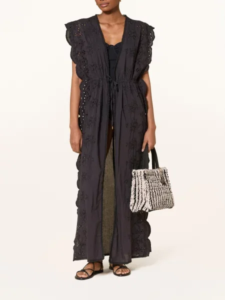 Anokhi Kabelka Book Medium krémová černá