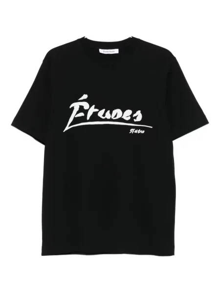 Tricou études Studio cu imagine negru