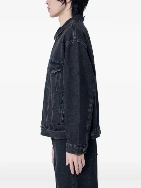 Geacă cămașă Levi's® cu autograf din jerseu negru
