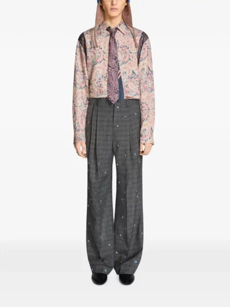 Pantaloni Dries Van Noten gri