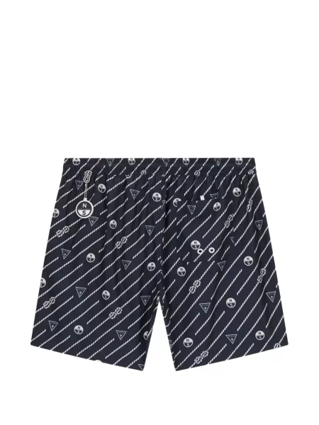 Slip de baie Guess cu imagine negru