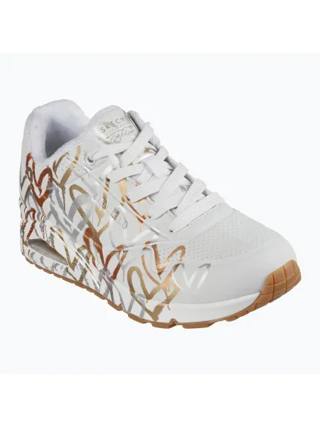 Sneakerși Skechers alb