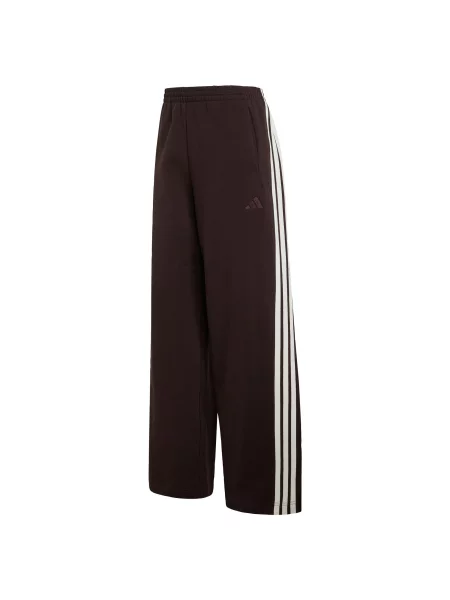 ADIDAS SPORTSWEAR Športové nohavice čokoládová / biela hnedá
