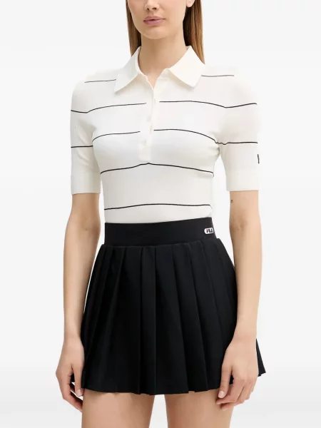 Tricou polo Fila alb