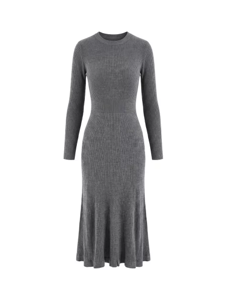 Trendyol Rochie tricotat amestecat gri
