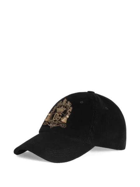 Căciulă Dolce & Gabbana de catifea cord negru