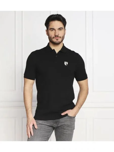 BOSS BLACK Polo Parlay negru