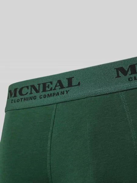 Obcisłe bokserki z elastycznym paskiem w zestaw 3 szt. Mcneal zielone