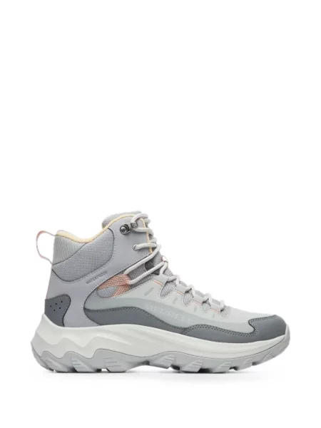 Termic sneakerși Merrell cu șireturi din dantelă gri