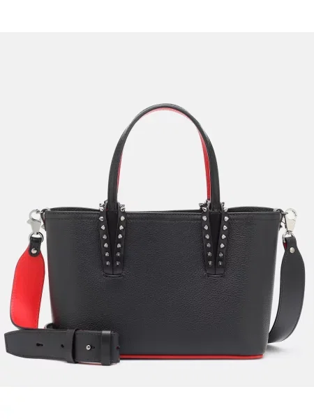 Geanta de piele Christian Louboutin din piele negru