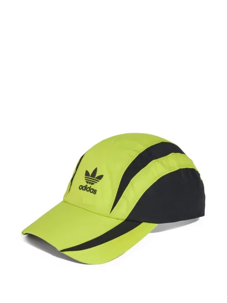 Pruhované pás kalhoty jogger Adidas s potiskem růžové