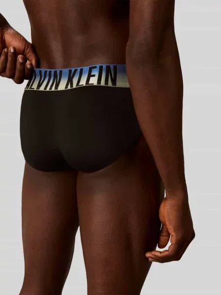 Limited Edition majtki z elastycznym pas z logo w zestaw 3 szt. Calvin Klein Underwear niebieski