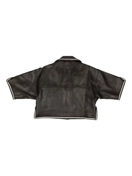 Cămașă Rhude din piele negru