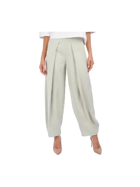 Spodnie Emporio Armani zwężane szare