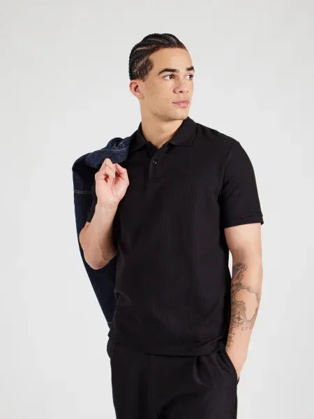 JACK & JONES Tricou JJEAUSTIN' negru