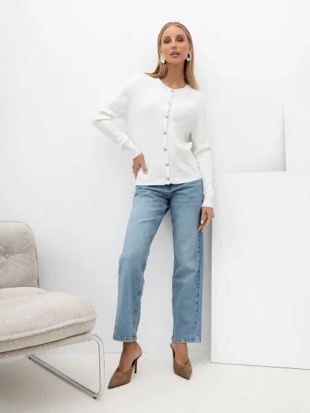 Kardigan Italy Moda bijela