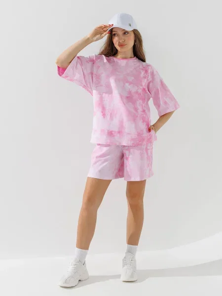 Шорти LAWA бавовна/еластан рожевий