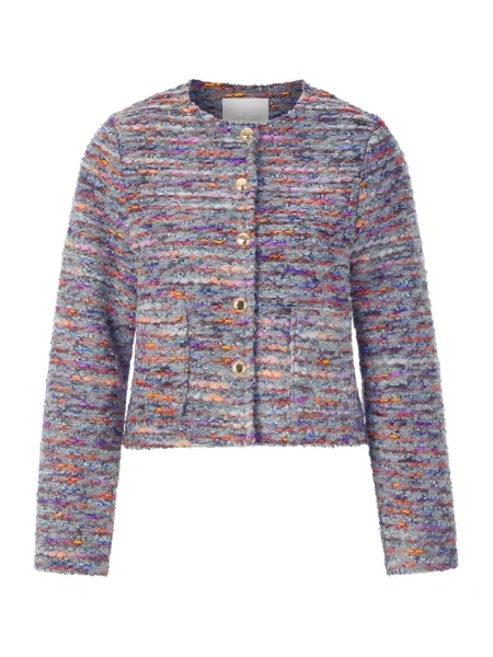 Rich & Royal Geacă de primăvară-toamnă bronz lila / portocaliu gri