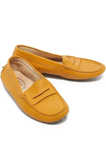 Pantofi loafer Tod's din piele galben