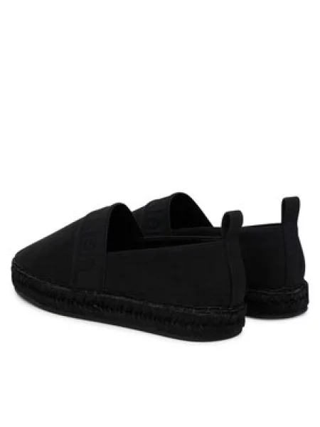 Espadrilles Calvin Klein Oblique Espadrille Webbing fekete