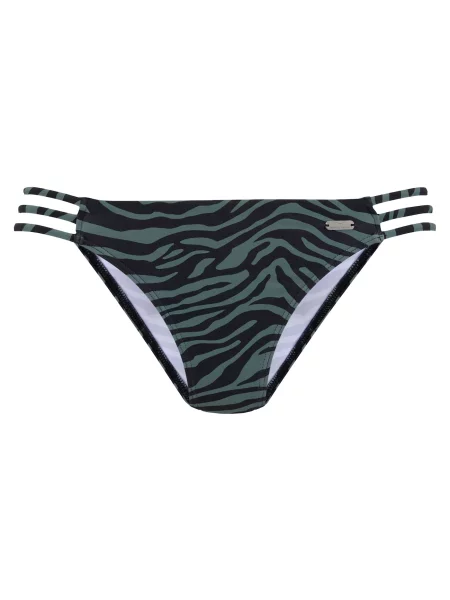 VENICE BEACH Slip costum de baie verde închis negru