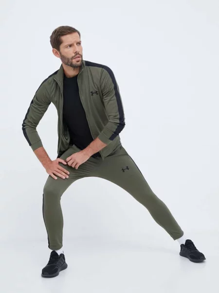 Плетен анцуг Under Armour зелено