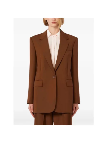 Marynarka Max Mara wełniana brązowa