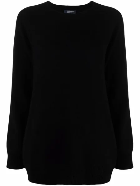 Pulover 's Max Mara din cașmir cu decolteu rotund negru