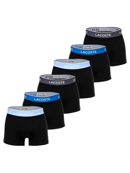 LACOSTE Boxeralsók kék / világoskék fekete