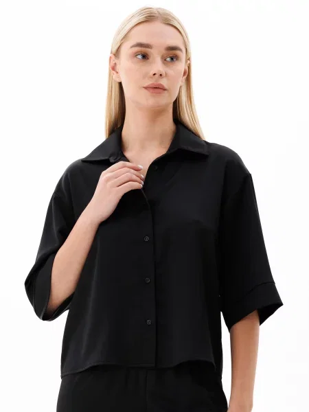 Блузка Leinle черная