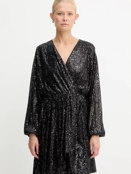 BOSS Orange rochie mini evazați negru